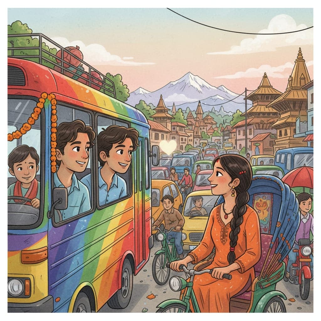 Kalanki Traffic, Shared Smiles