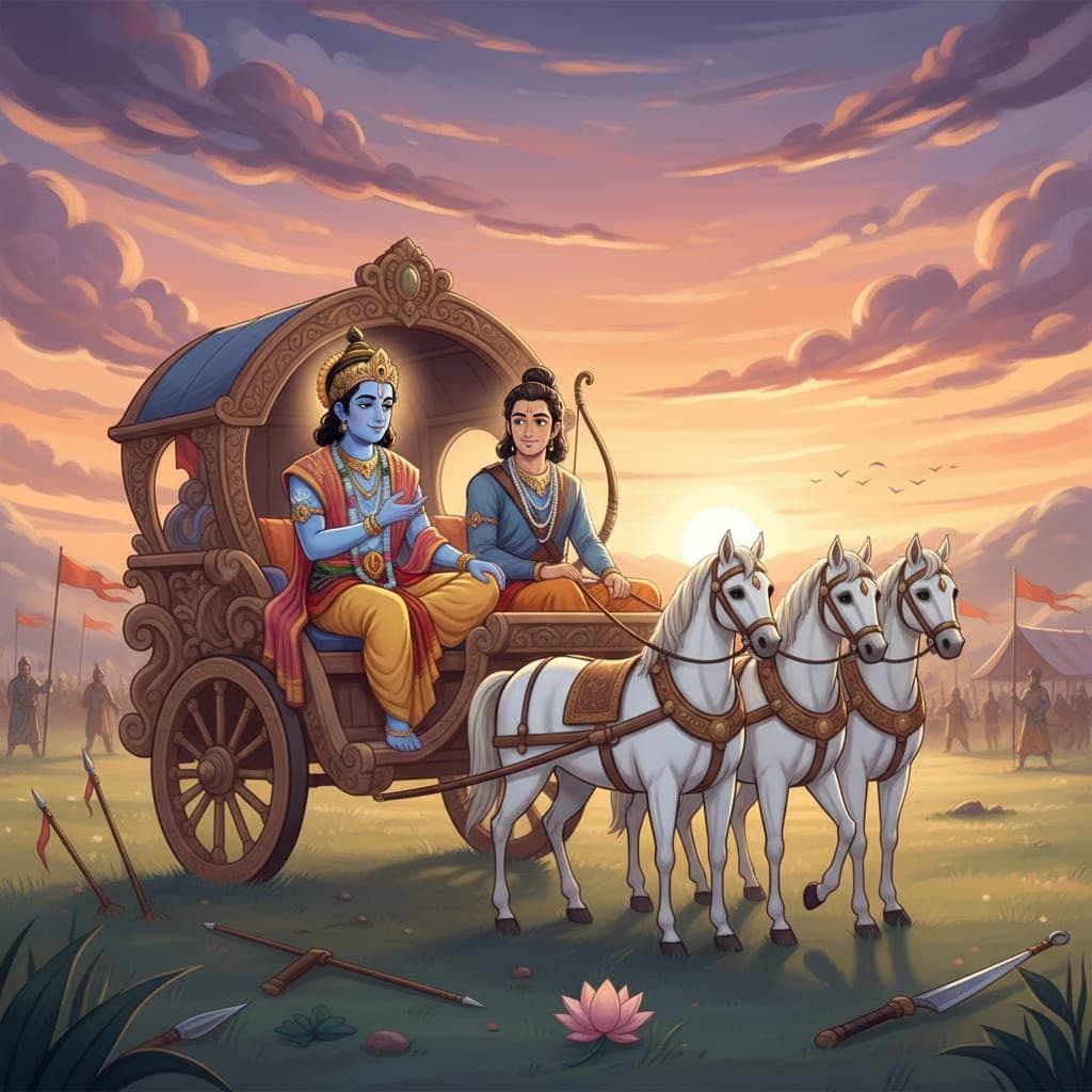 Krishna's Gentle Guidance